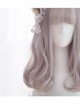 Harajuku Gray-pink Sweet Lolita Long Curly Wigs
