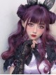 Sailor Moon Luna Dark Purple Gradient Long Curly Wig Sweet Lolita Wigs