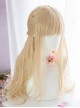 Love And Beauty Venus Light Golden Long Curly Wig Classic Lolita Wigs