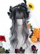 Gentle Topical Staining Long Curly Wig Classic Lolita Gray Wigs