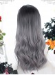 Gentle Topical Staining Long Curly Wig Classic Lolita Gray Wigs