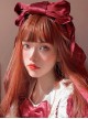 Dark Orange Long Straight Wig Classic Lolita Wigs