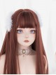 Dark Orange Long Straight Wig Classic Lolita Wigs