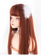 Dark Orange Long Straight Wig Classic Lolita Wigs