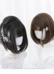 Black Or Brown Bob Haircut Short Straight Wig Sweet Lolita Wigs