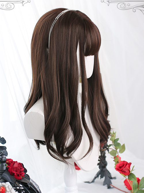 Hair Tail Hierarchical Design Long Curly Wig Classic Lolita Wigs