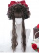 Wheat-ear Curly Long Curly Wig Classic Lolita Brown Wigs