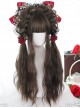 Wheat-ear Curly Long Curly Wig Classic Lolita Brown Wigs