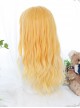 Water Ripple Curly Long Curly Wig Sweet Lolita Olive Golden Gradient Wigs