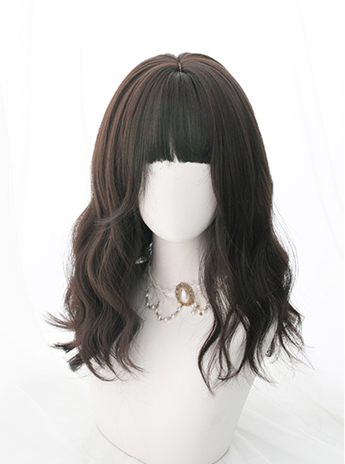 Long Curly Multicolour Optional Daily Wig Sweet Lolita Wigs