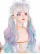 Gradient Macaron Color Sweet Lolita Long Curly Wigs