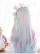 Gradient Macaron Color Sweet Lolita Long Curly Wigs