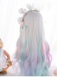 Gradient Macaron Color Sweet Lolita Long Curly Wigs
