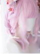 Pink Gradient Medium Length Wig Cute Sweet Lolita Wigs