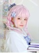 Pink Gradient Medium Length Wig Cute Sweet Lolita Wigs