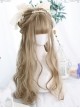 Light Brown Gentle Long Curly Wig Classic Lolita Wigs