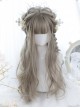 Gentle Long Curly Gray Wig Classic Lolita Wigs