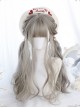 Gentle Long Curly Gray Wig Classic Lolita Wigs