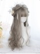 Gentle Long Curly Gray Wig Classic Lolita Wigs