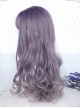 Purple Gradient Natural Big Curly Long Wig Classic Lolita Wigs