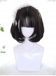 Natural Inward Curly Gradient Wig Classic Lolita Short Wigs