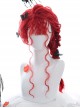 Fluffy Sheep Curly Long Wig Gothic Lolita Red Wigs