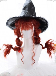 Fluffy Sheep Curly Long Wig Gothic Lolita Orange Wigs