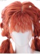 Fluffy Sheep Curly Long Wig Gothic Lolita Orange Wigs