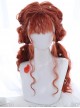 Fluffy Sheep Curly Long Wig Gothic Lolita Orange Wigs