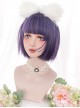 Harajuku Purple Classic Lolita Short Straight Wigs