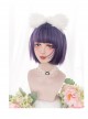 Harajuku Purple Classic Lolita Short Straight Wigs