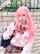 Sakura Coral Pink Long Curly Wig Sweet Lolita Wigs