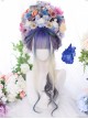 Dreamy Purple Natural Gradient Classic Lolita Long Curly Wigs