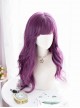 Grape Purple Long Curly Sweet Lolita Wigs