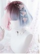 Pink Blue Gradient Short Wig Sweet Lolita Wigs
