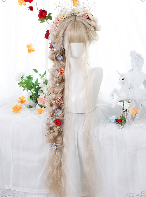 Retro Elegant Super Long Curly Classic Lolita Wigs