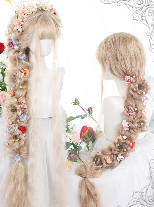 Retro Elegant Super Long Curly Classic Lolita Wigs