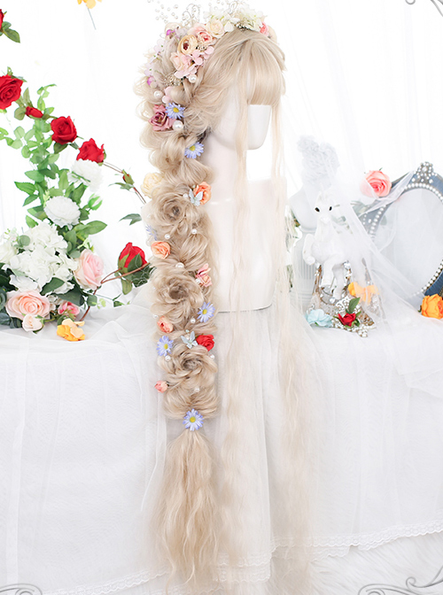 Retro Elegant Super Long Curly Classic Lolita Wigs