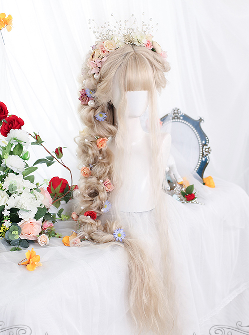 Retro Elegant Super Long Curly Classic Lolita Wigs