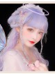 Pink Purple Gradient Silver Elegant Long Curly Sweet Lolita Wigs