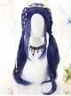 Royal Blue Long Straight Wig Classic Lolita Wigs