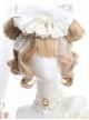 Linen Gold Short Curly Wig Sweet Lolita Wigs