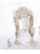Beige Gradient Gray Long Curly Wig Classic Lolita Wigs
