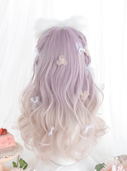 Taro Purple Gradient Long Curly Wig Sweet Lolita Wigs