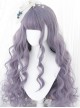 Astrological Witch Gray-purple Long Curly Wig Classic Lolita Wigs