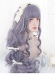 Astrological Witch Gray-purple Long Curly Wig Classic Lolita Wigs