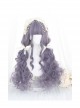 Astrological Witch Gray-purple Long Curly Wig Classic Lolita Wigs