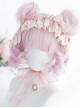 Candy Pink Gradient Short Curly Wig Sweet Lolita Wigs