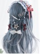 Blue Gradient Gray Long Curly Wig Classic Lolita Wigs