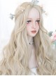 Golden Long Curly Wig Elegant Classic Lolita Wigs